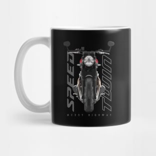 Triumph Speed Twin 19 red, fl Mug